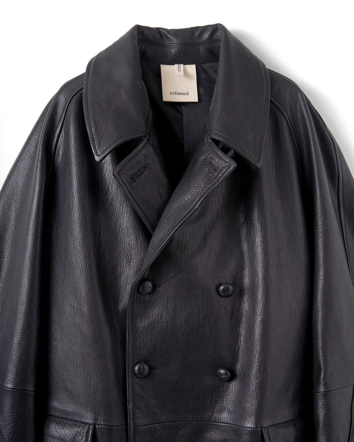 refomed × CCU / CCU LEATHER FORMAN COAT (RECO-CCU01)