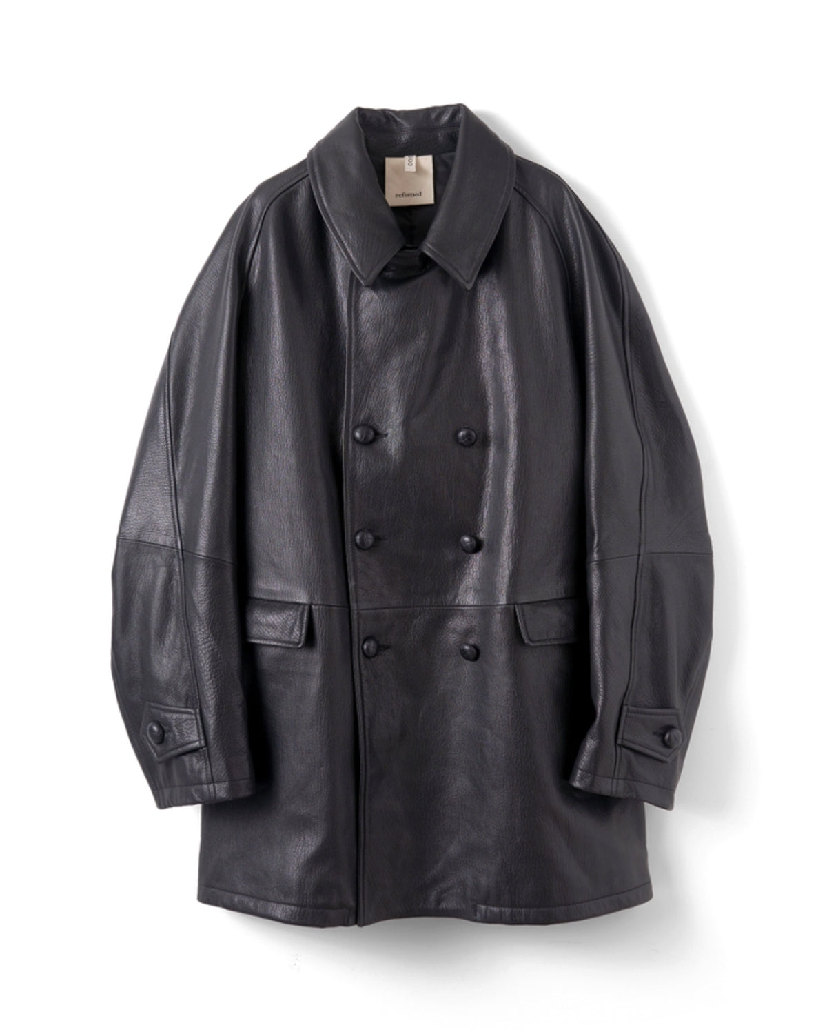 refomed × CCU の CCU LEATHER FORMAN COAT (RECO-CCU01)