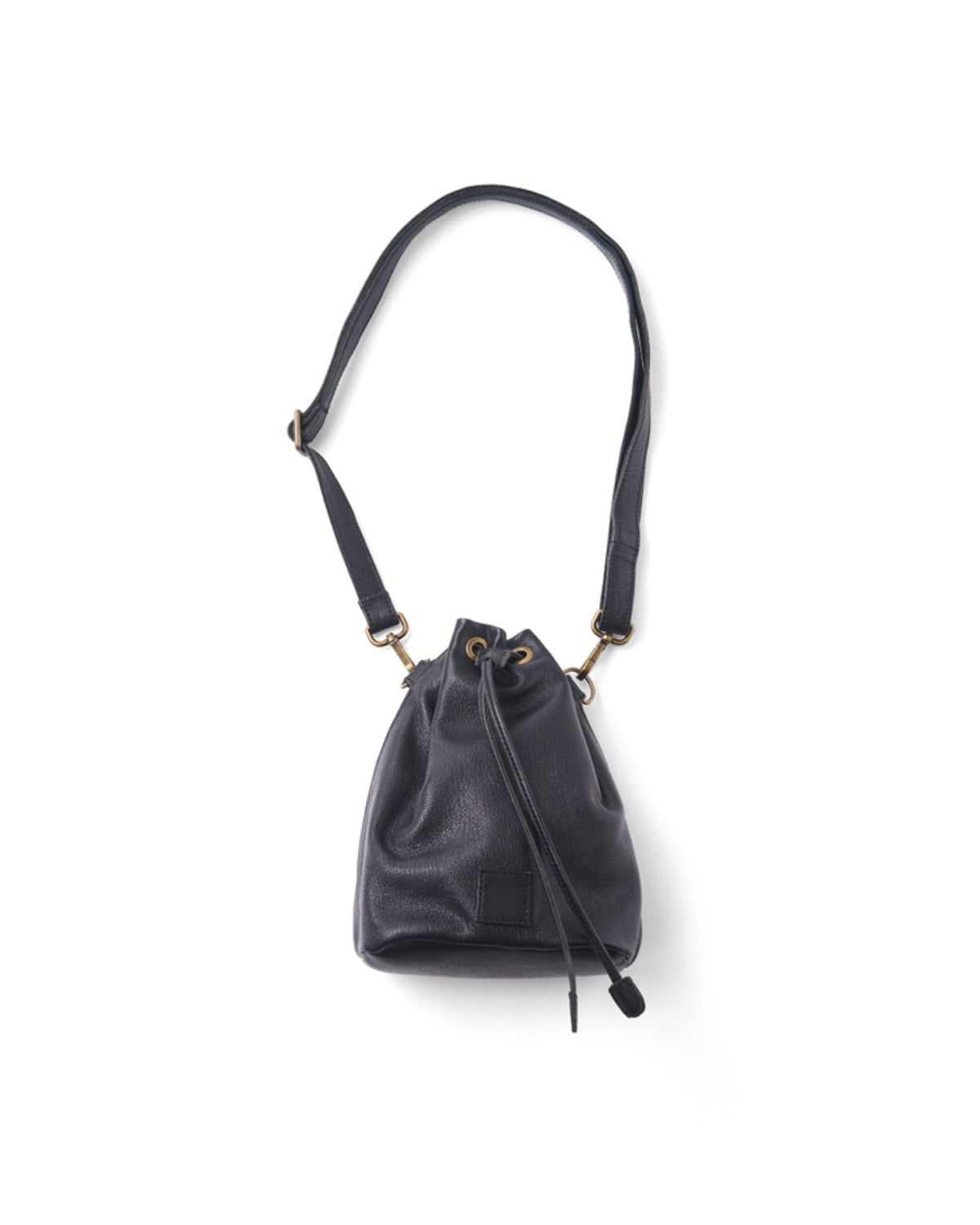 refomed × CCU の CCU LEATHER "KINCHAKU" BAG (REAC-CCU02)