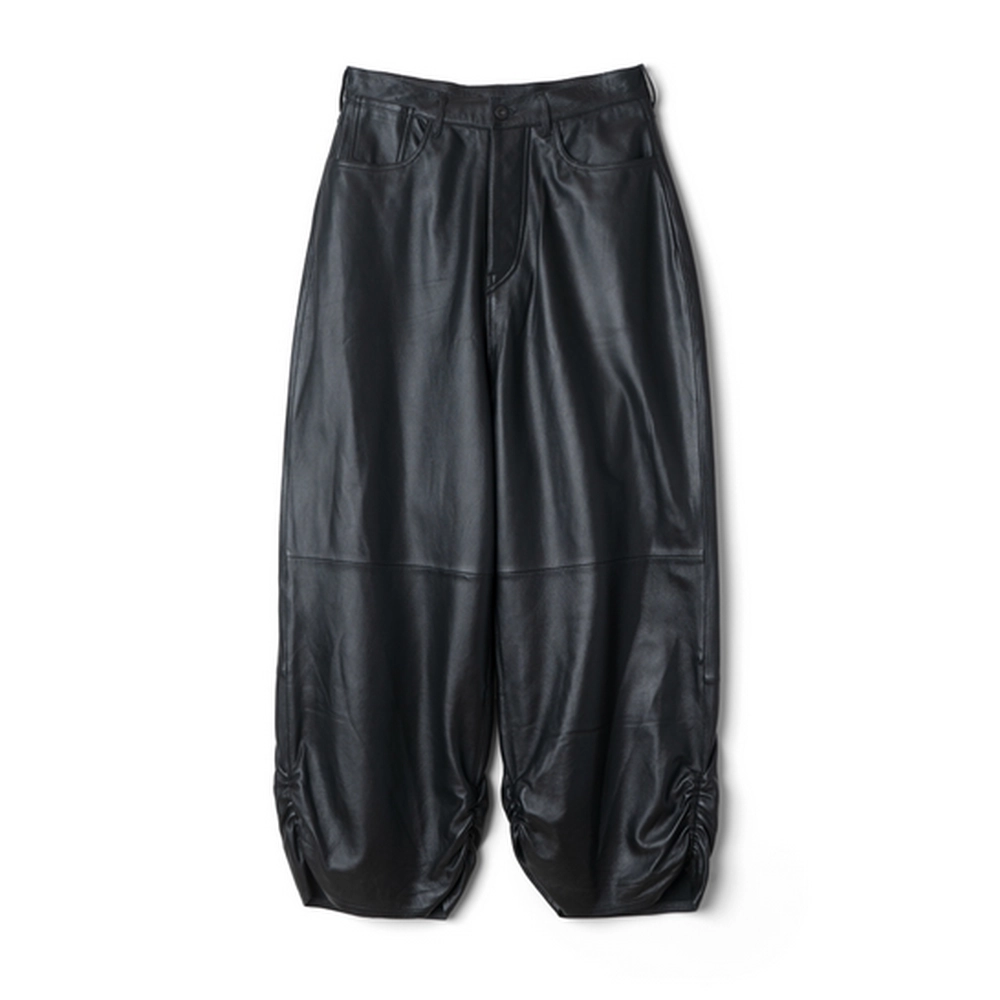 refomed × CCU の FRESH MAN CCU LEATHER WIDE PANTS (PT-01-RF-SHEEP-3)