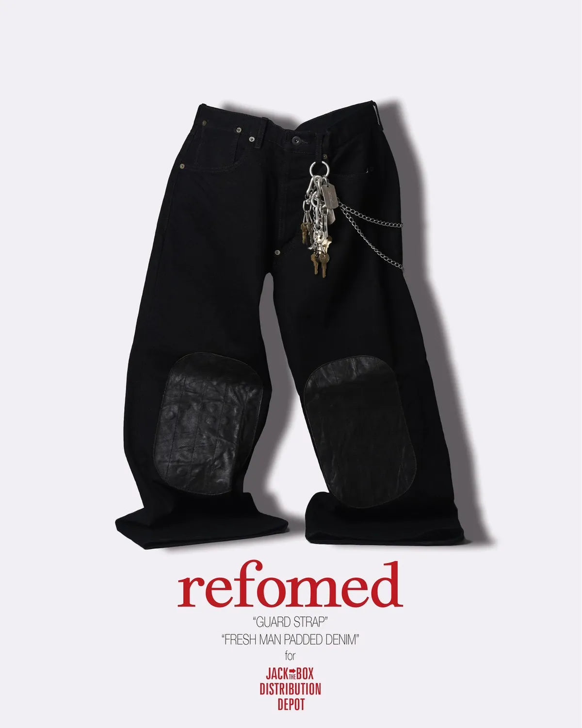 refomed (※ JACK IN THE BOX EXCLUSIVE ) の FRESH MAN PADDED DENIM for JACK IN THE BOX (REPT-JB001)