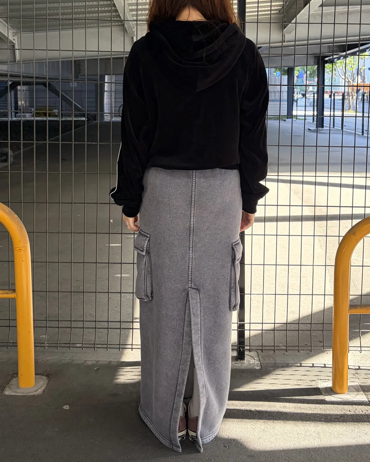 GOD SELECTION XXX / VELOUR ZIP HOODIE (GXL-A26-CS-01)
