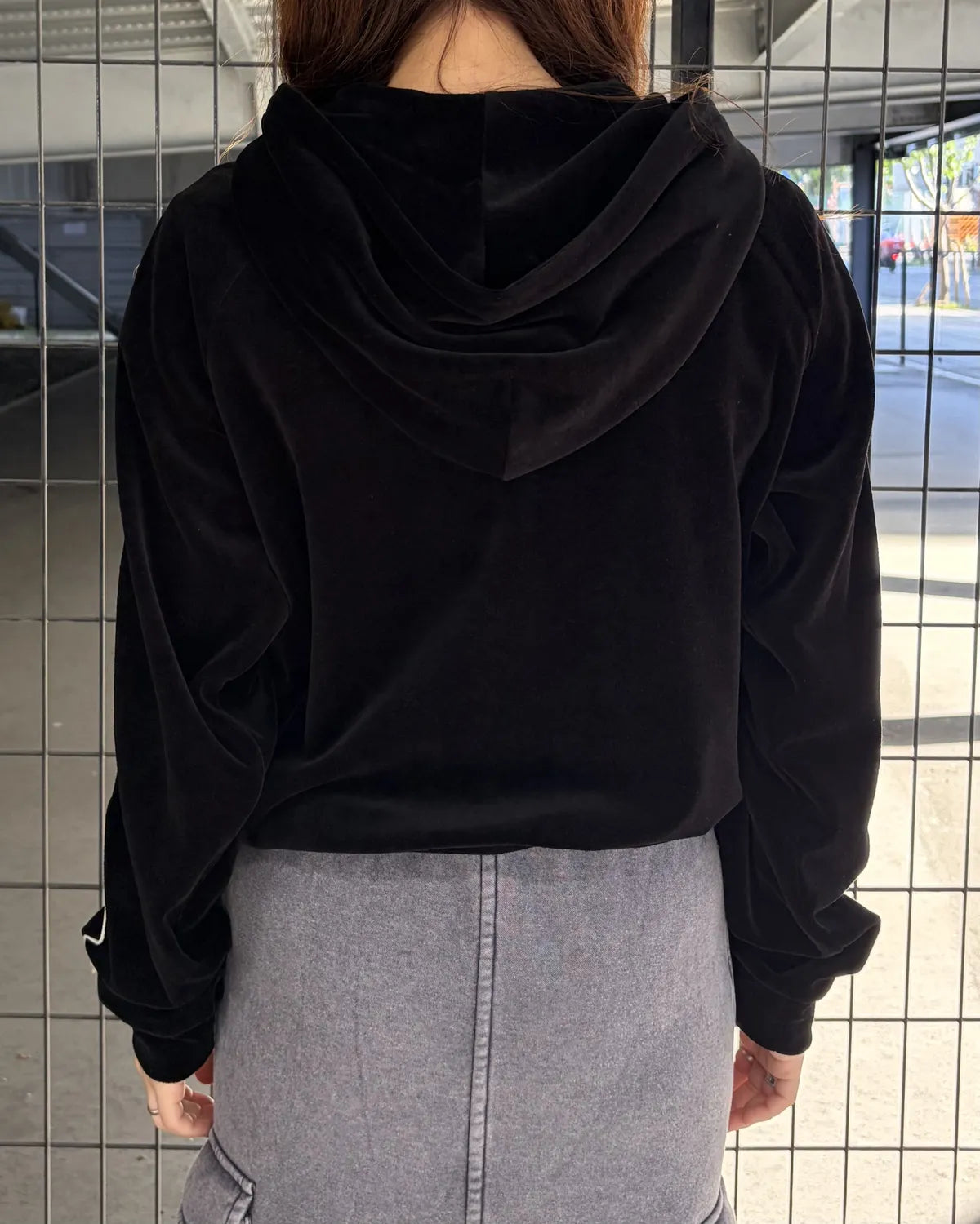 GOD SELECTION XXX / VELOUR ZIP HOODIE (GXL-A26-CS-01)