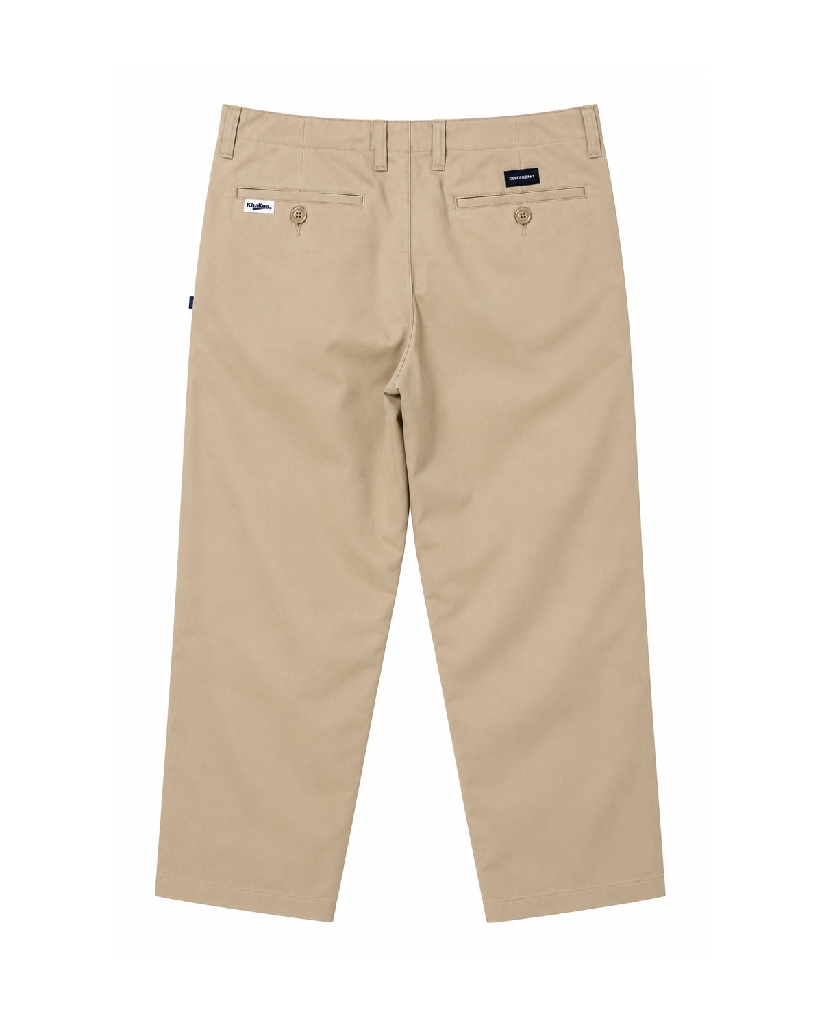DESCENDANT / DC-6 ORGANIC COTTON TWILL TROUSERS (262CPDS-PTM01)