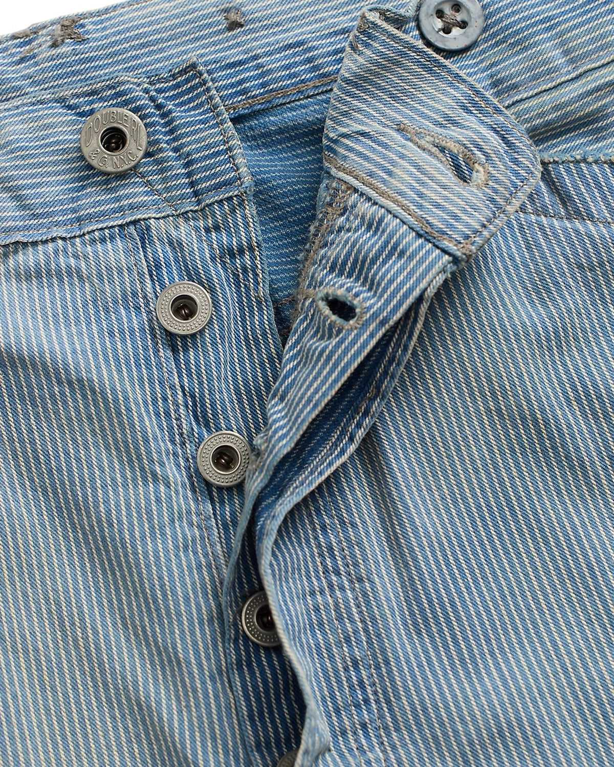 RRL / ヴィンテージ 5ポケット リペアード インディゴ パンツ (1441MNRRPNT14G20155)