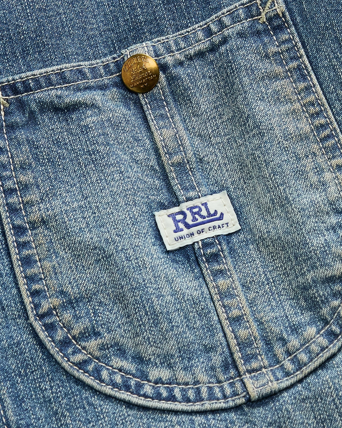 RRL / コーデュロイカラー インディゴ デニム ジャケット (MNRROTW16020176)