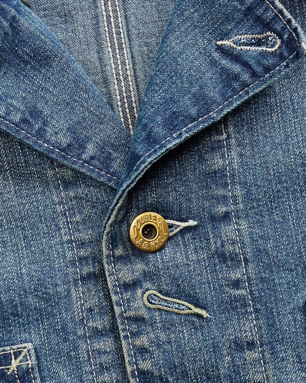 RRL / コーデュロイカラー インディゴ デニム ジャケット (MNRROTW16020176)