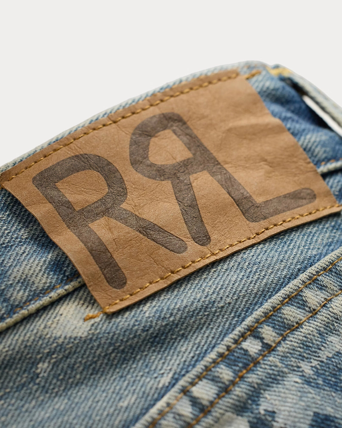 RRL / ストレート フィット Fenimore ディストレスト ジーンズ (MNRRDNM10920134)