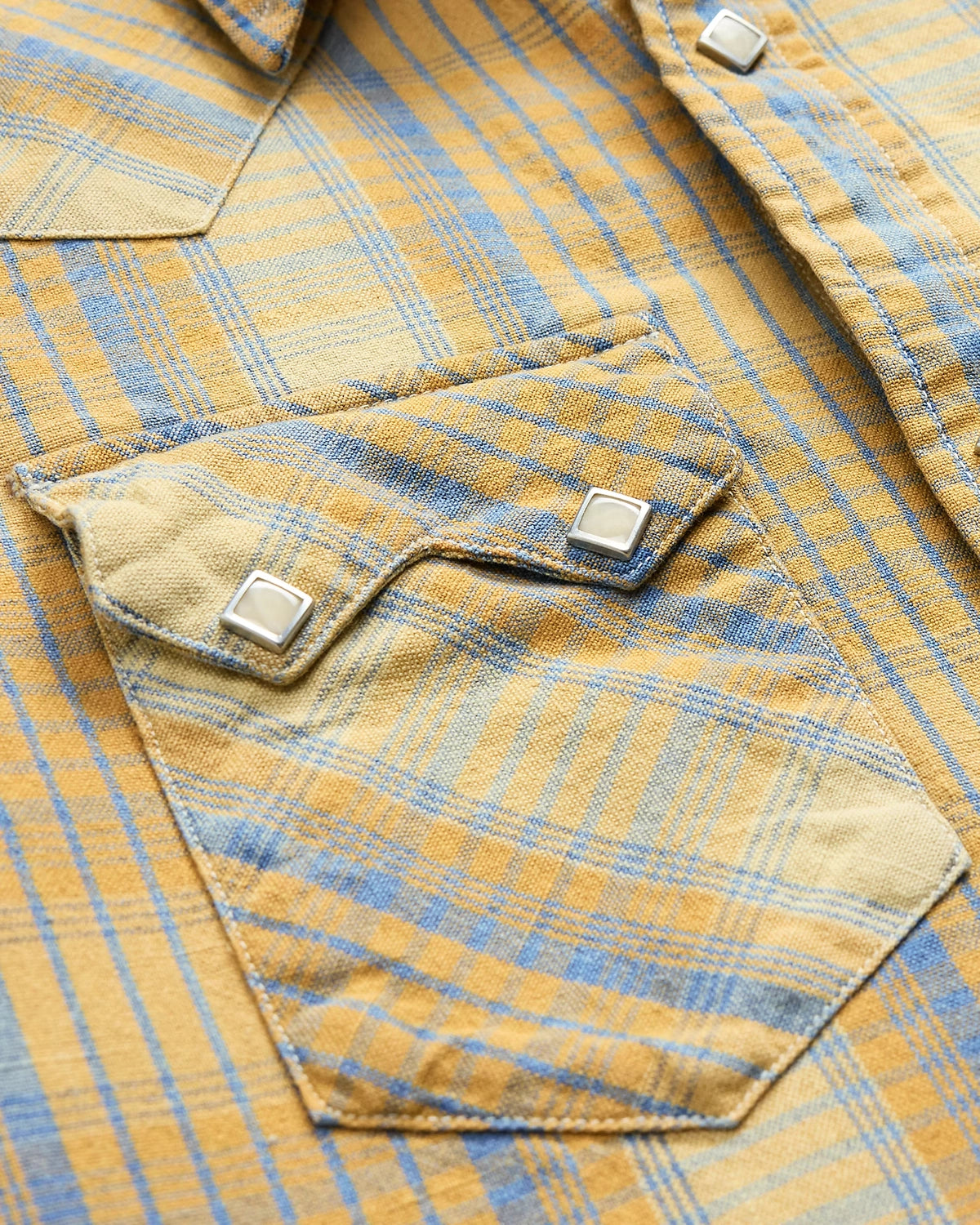 RRL / スリム フィット チェック ウエスタン シャツ (1441MNRRWOV16820382)