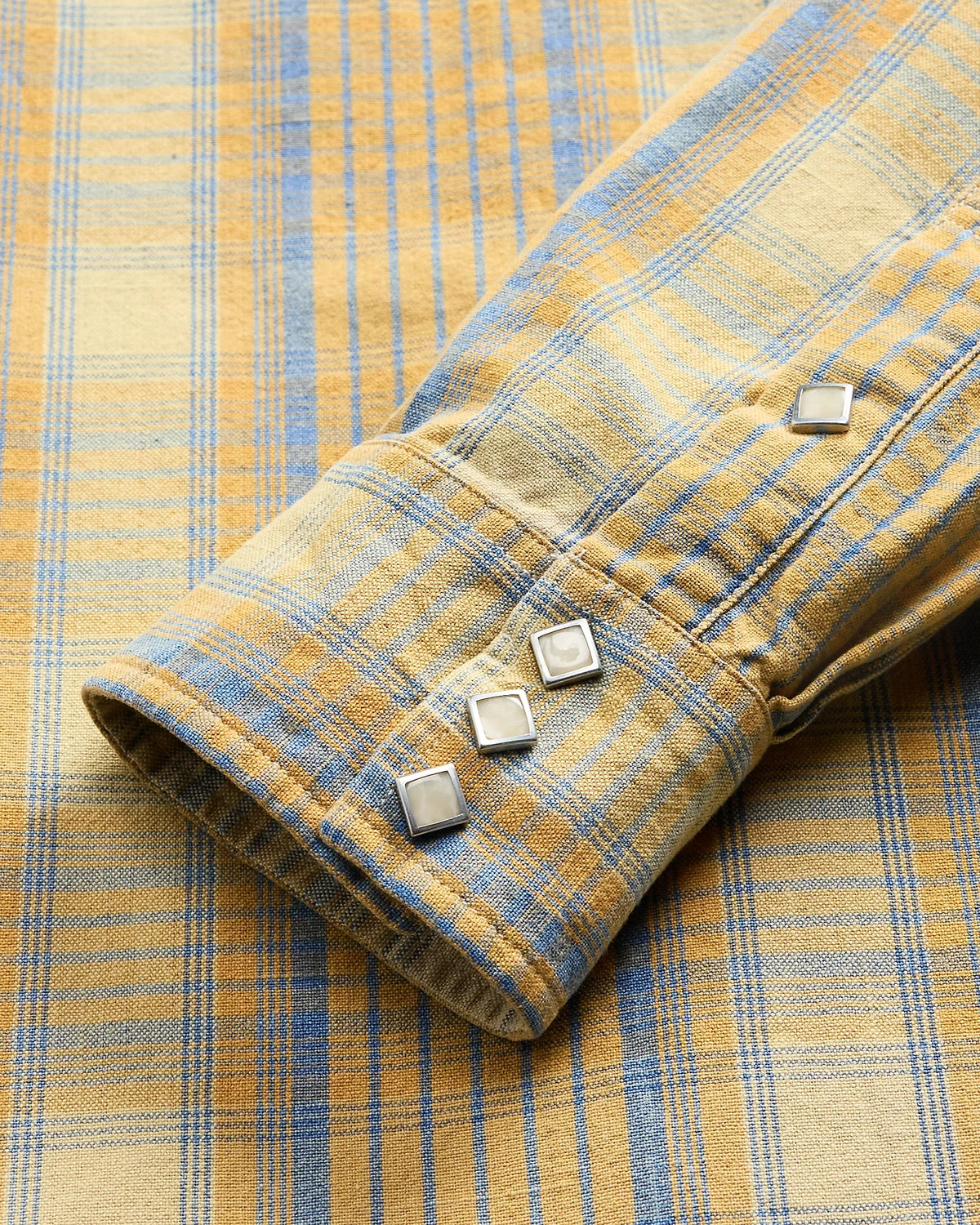 RRL / スリム フィット チェック ウエスタン シャツ (1441MNRRWOV16820382)