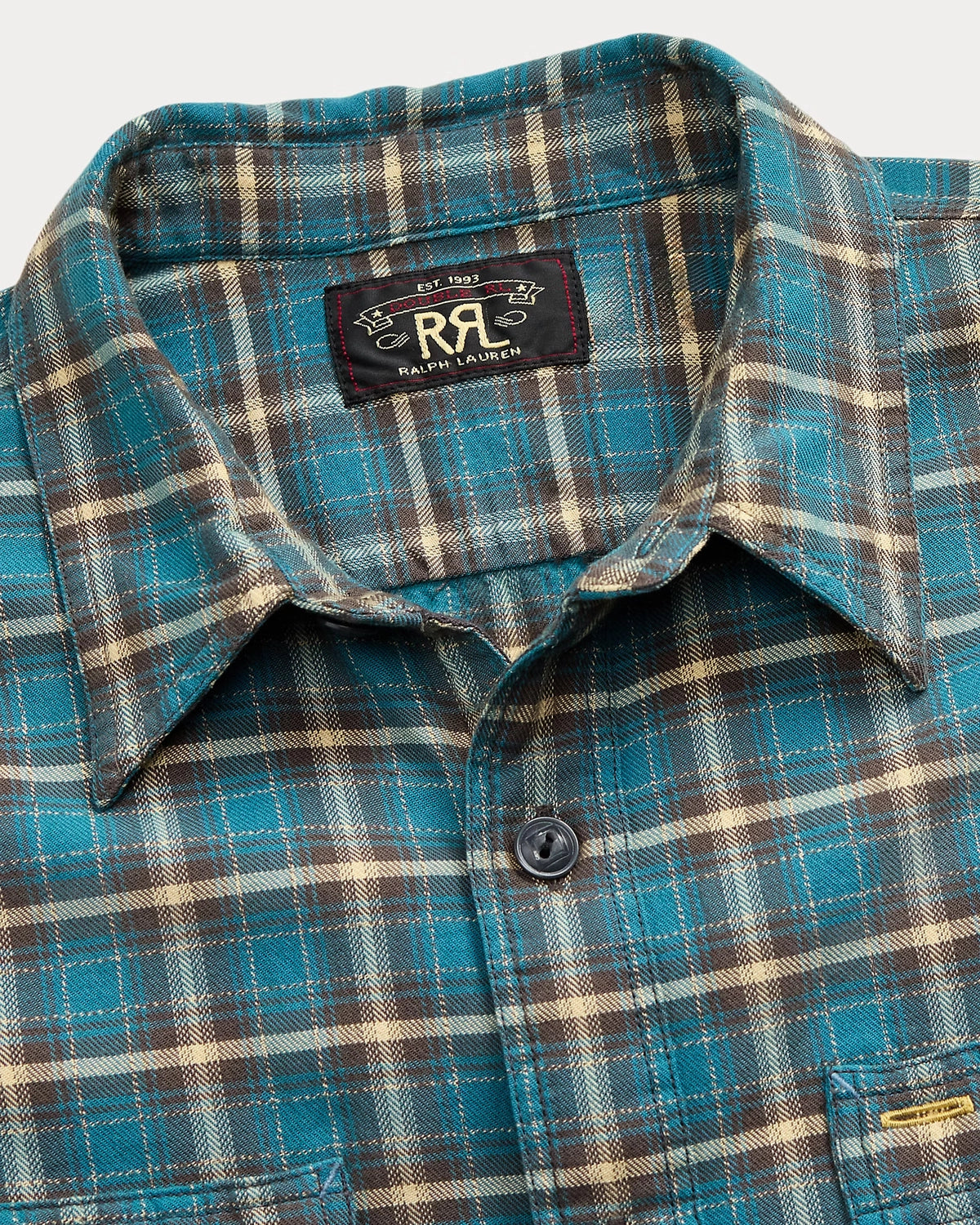 RRL / チェック ツイル ワークシャツ (1441MNRRWOV16820373)