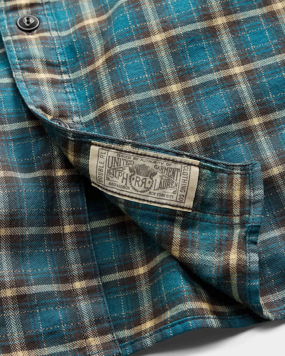 RRL / チェック ツイル ワークシャツ (1441MNRRWOV16820373)