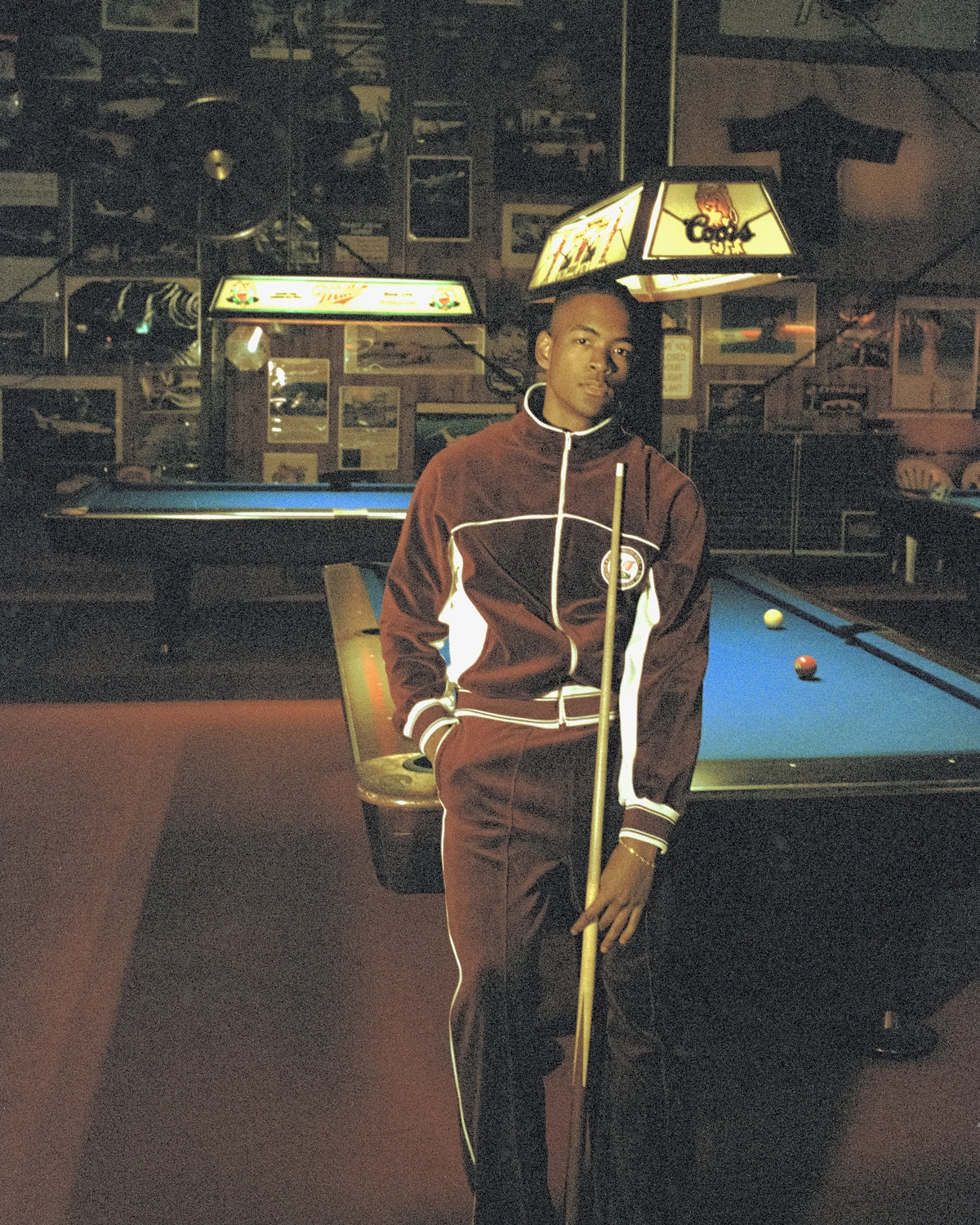 ©︎SAINT Mxxxxxx × LASTMAN / LM_TRACK PANTS -VELOUR (SM-HR8-0000-C36)