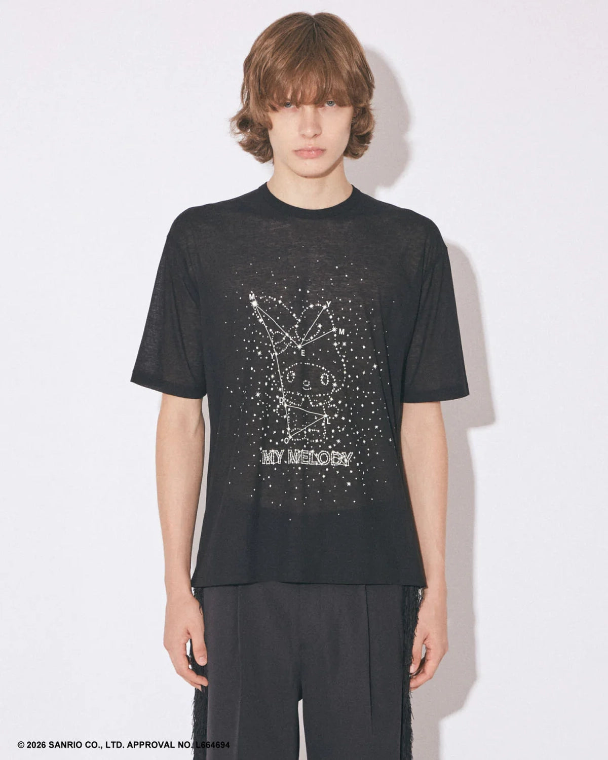 beautiful people / MY MELODY&KUROMI 80/1 ELS jersey T (1616310002)