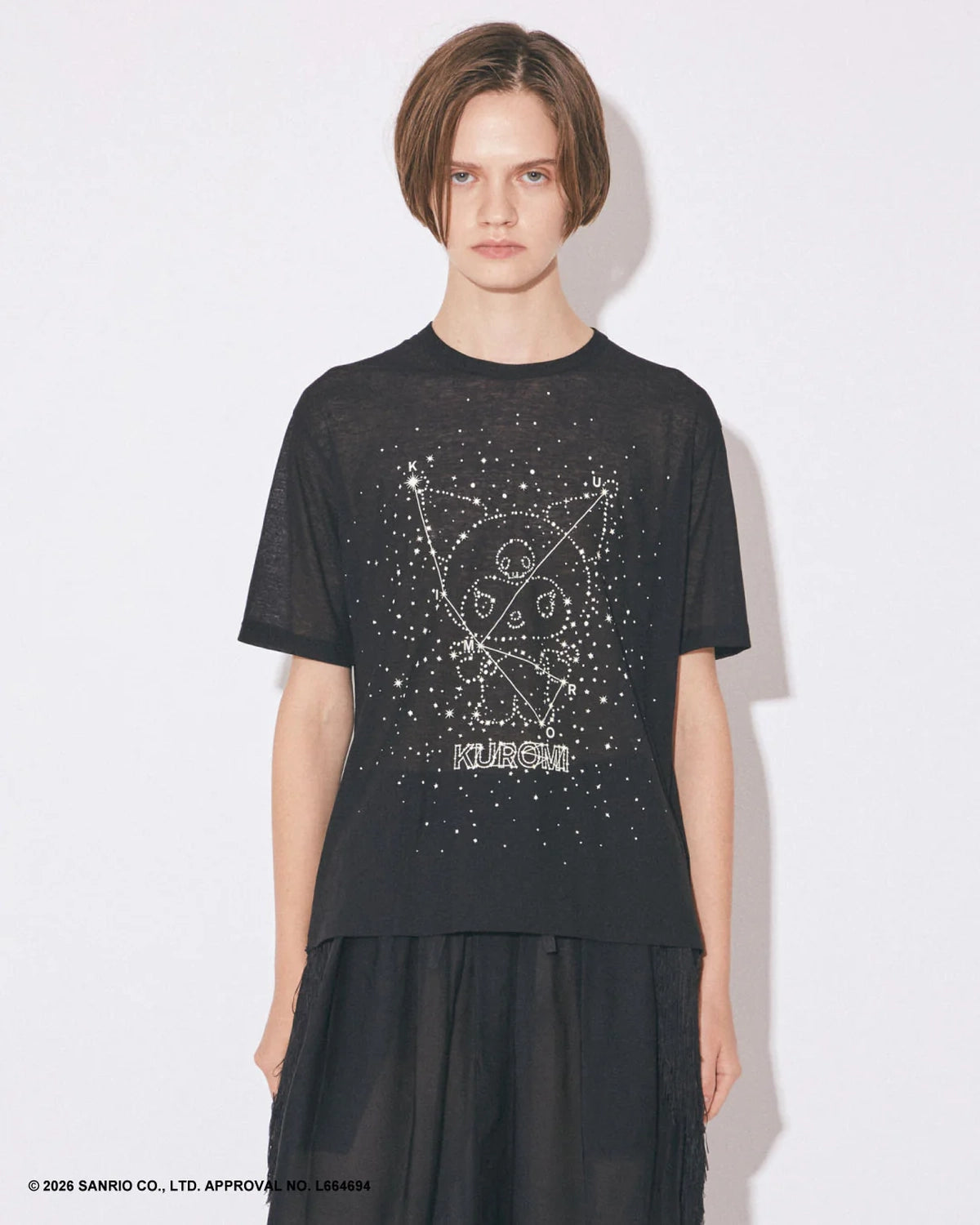 beautiful people / MY MELODY&KUROMI 80/1 ELS jersey T (1616310002)