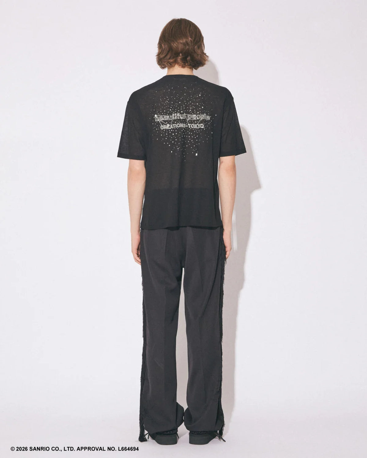 beautiful people / MY MELODY&KUROMI 80/1 ELS jersey T (1616310002)