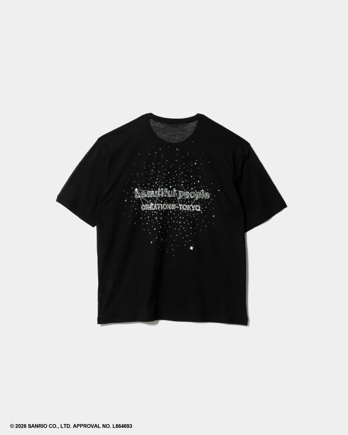 beautiful people / MY MELODY&KUROMI 80/1 ELS jersey T (1616310002)