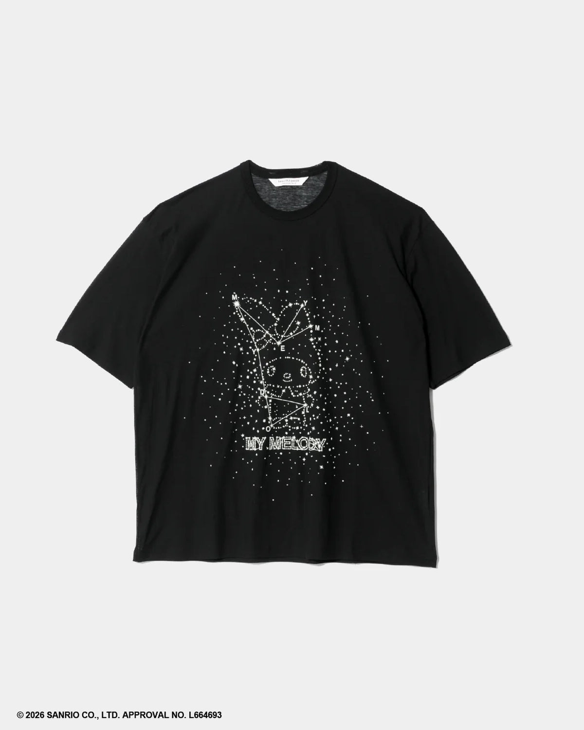 beautiful people / MY MELODY&KUROMI 80/1 ELS jersey T (1616310002)