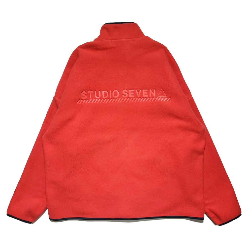 STUDIO SEVEN / STAND COLLAR FUUL ZIP FLEECE JACKET