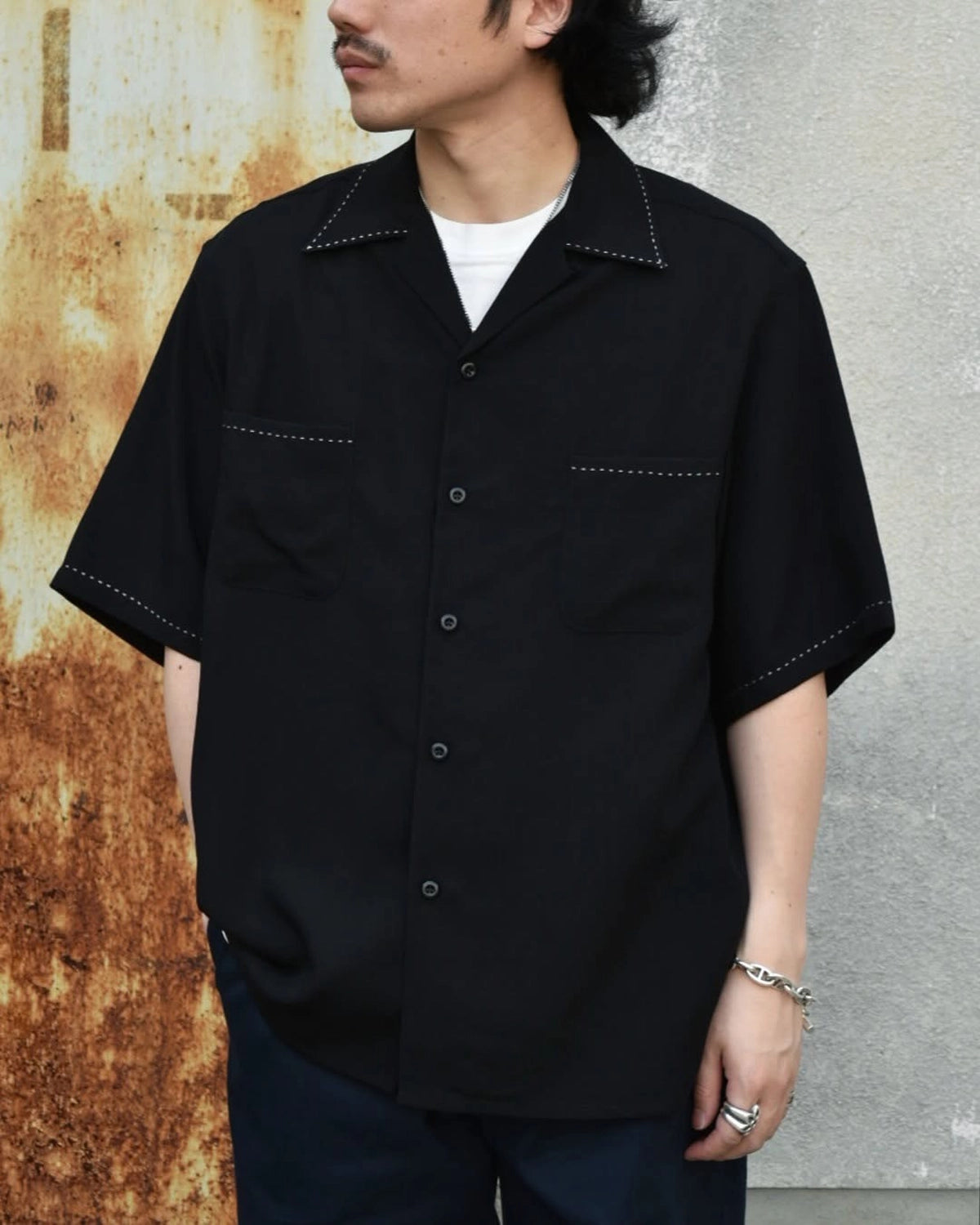 WACKO MARIA / 50'S SHIRT S/S -TYPE-4- (25SS-WMS-OC17)