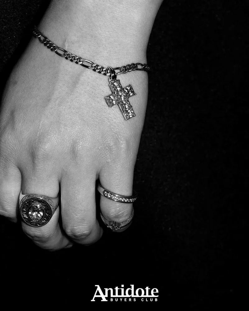 ANTIDOTE BUYERS CLUB / Engraved Oval Stone Ring (RX-724)