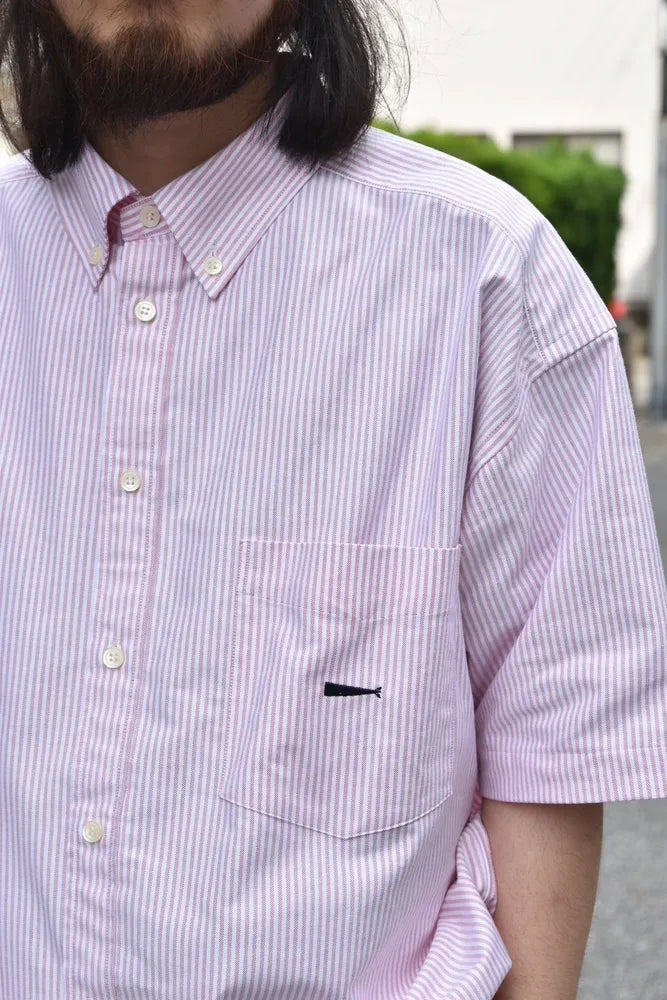 DESCENDANT / KENNEDY'S OX STRIPE SS SHIRT (241TQDS-SHM04)