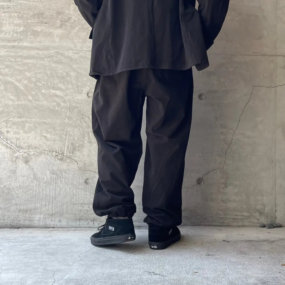 COMOLI / 製品染ドローストリングパンツ (A03-03004)