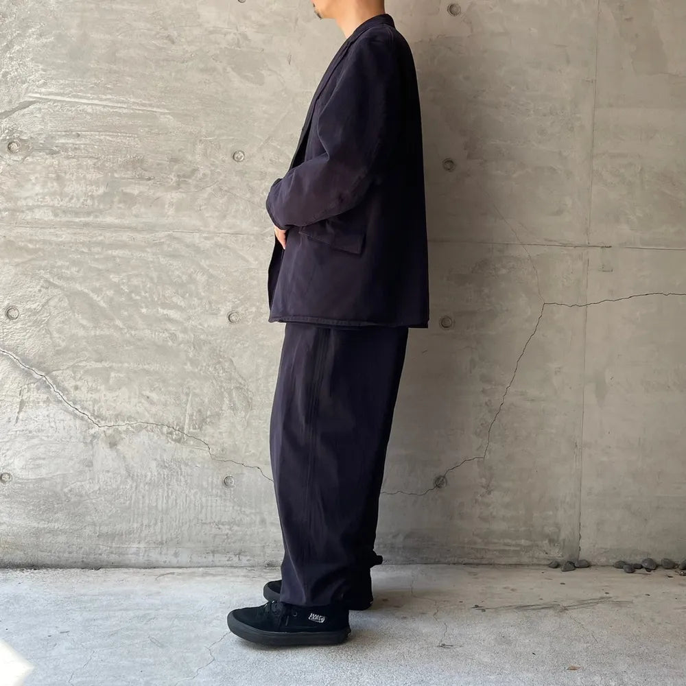 COMOLI / 製品染ドローストリングパンツ (A03-03004)