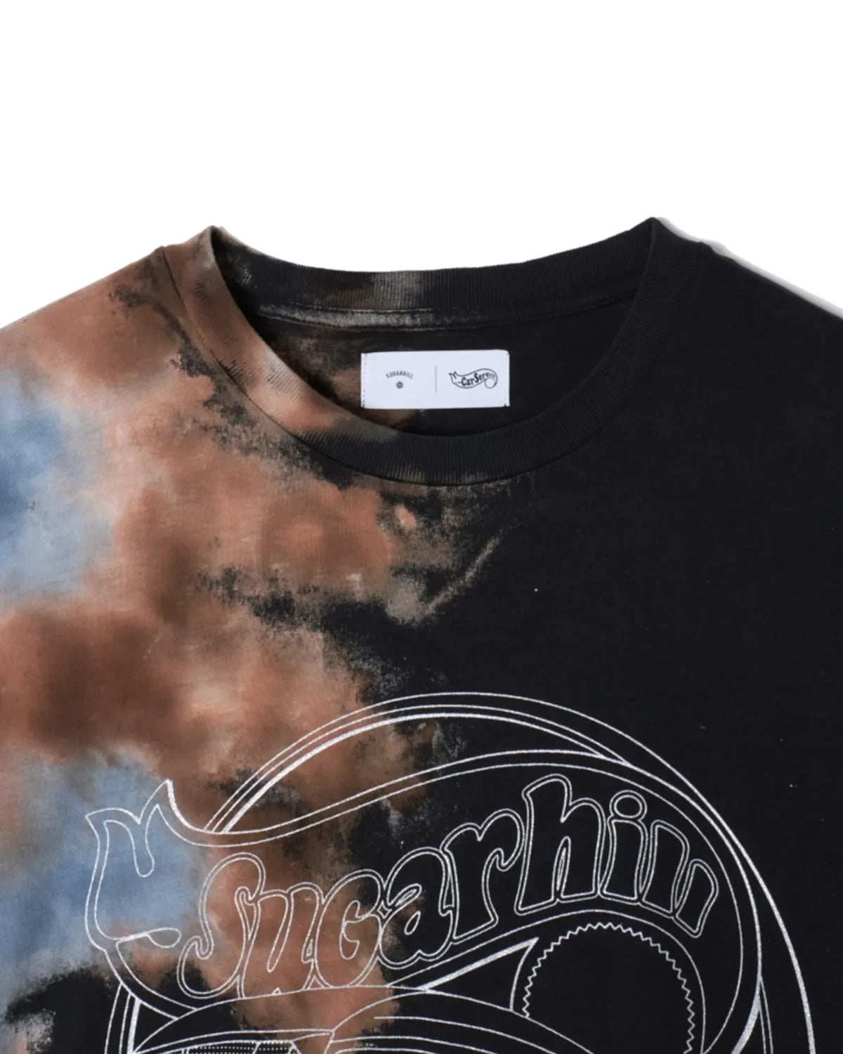 SUGARHILL × CarService / "CS" MELT DYE TEE (26880901)