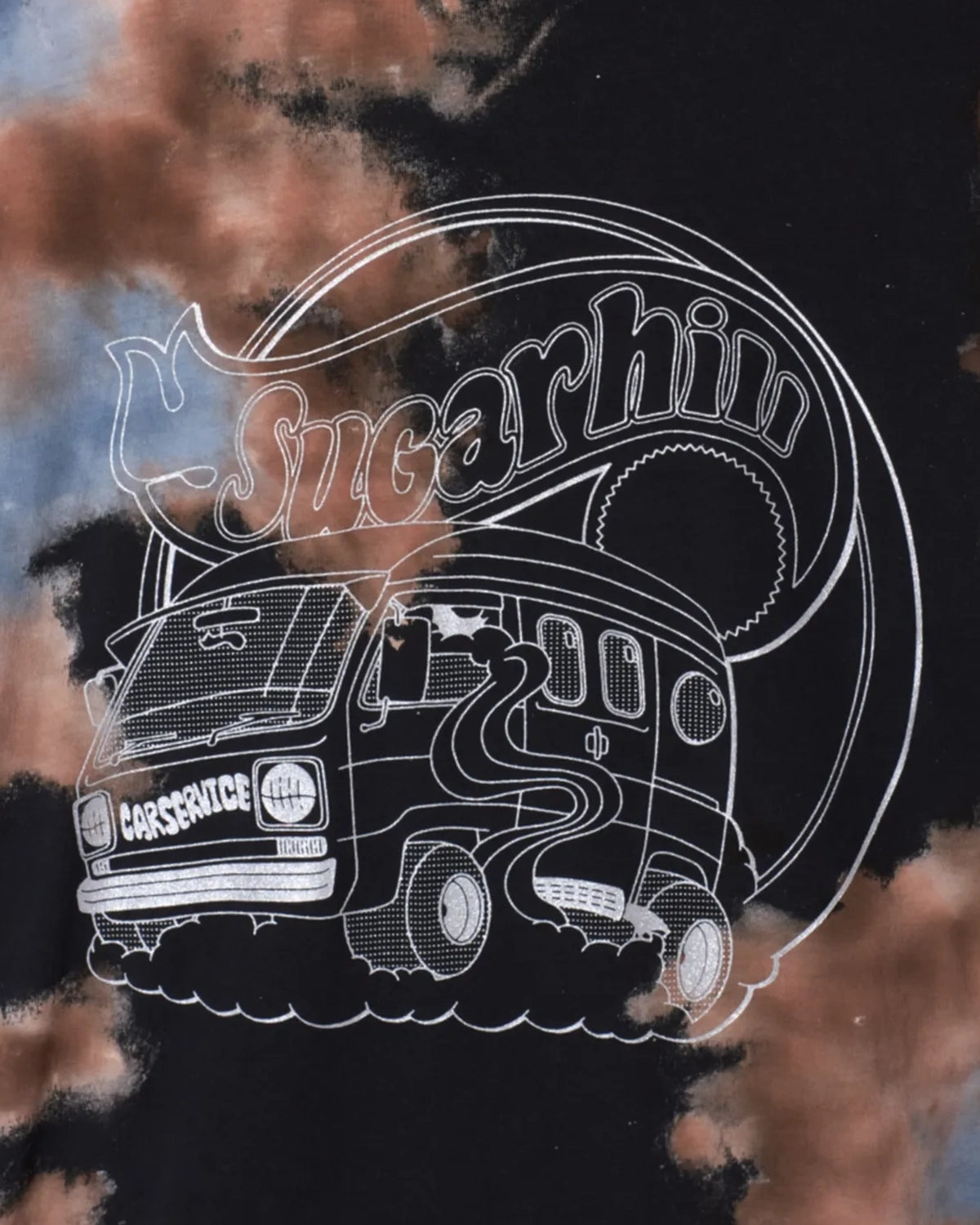 SUGARHILL × CarService / "CS" MELT DYE TEE (26880901)