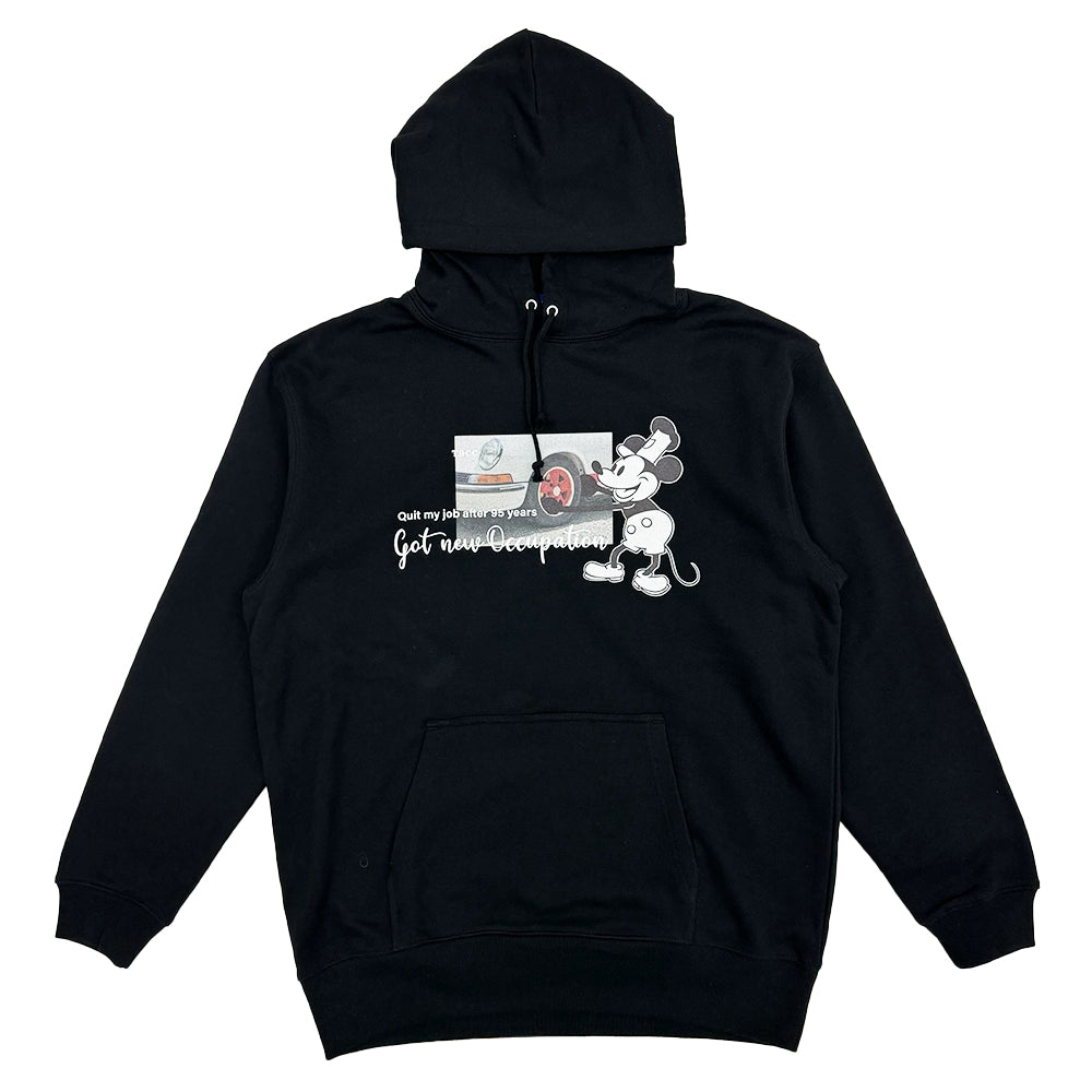 TOKYO DRIVE CAR CLUB の HOODIE BLACK