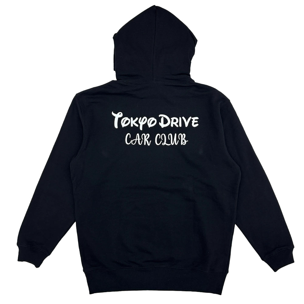 TOKYO DRIVE CAR CLUB / HOODIE BLACK