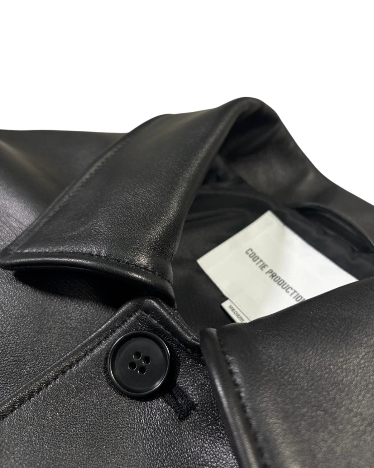 COOTIE PRODUCTIONS® (※ J.B. Voice EXCLUSIVE ) / Leather Car Coat (JB-CTE25A-201)
