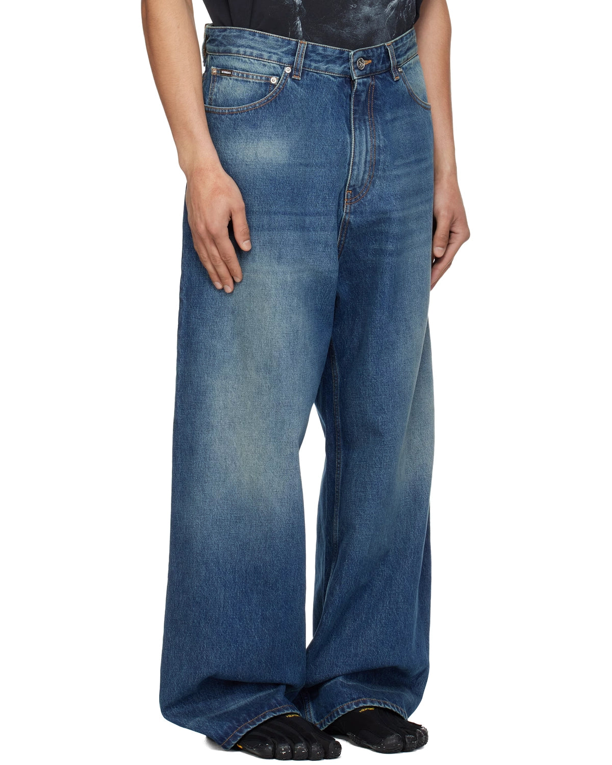 VETEMENTS / WASHED BAGGY JEANS (ME76DP068N3)