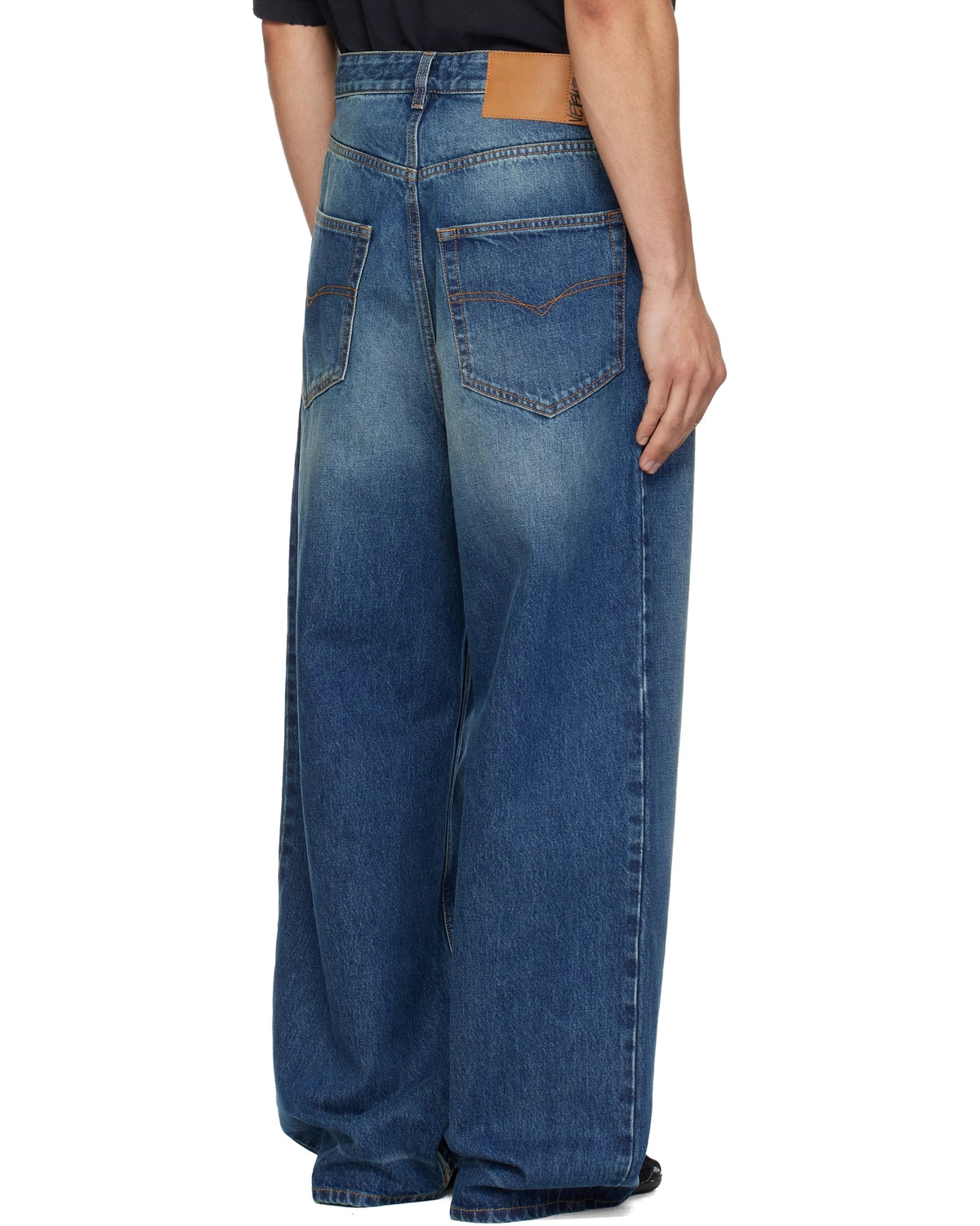 VETEMENTS / WASHED BAGGY JEANS (ME76DP068N3)