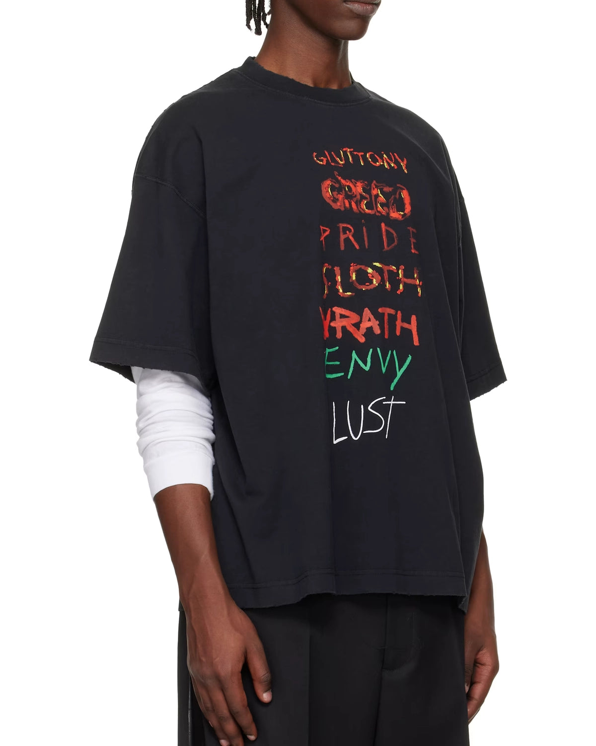 VETEMENTS / 7 SINS T-SHIRT (ME76TR196BX)