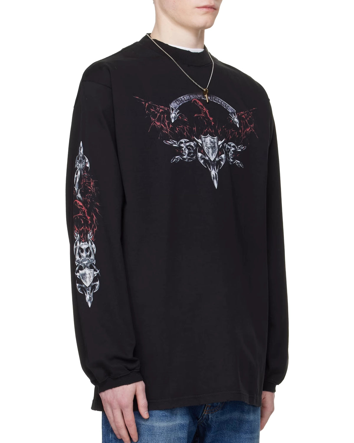 VETEMENTS / METAL LONGSLEEVE (ME76LS194BX)