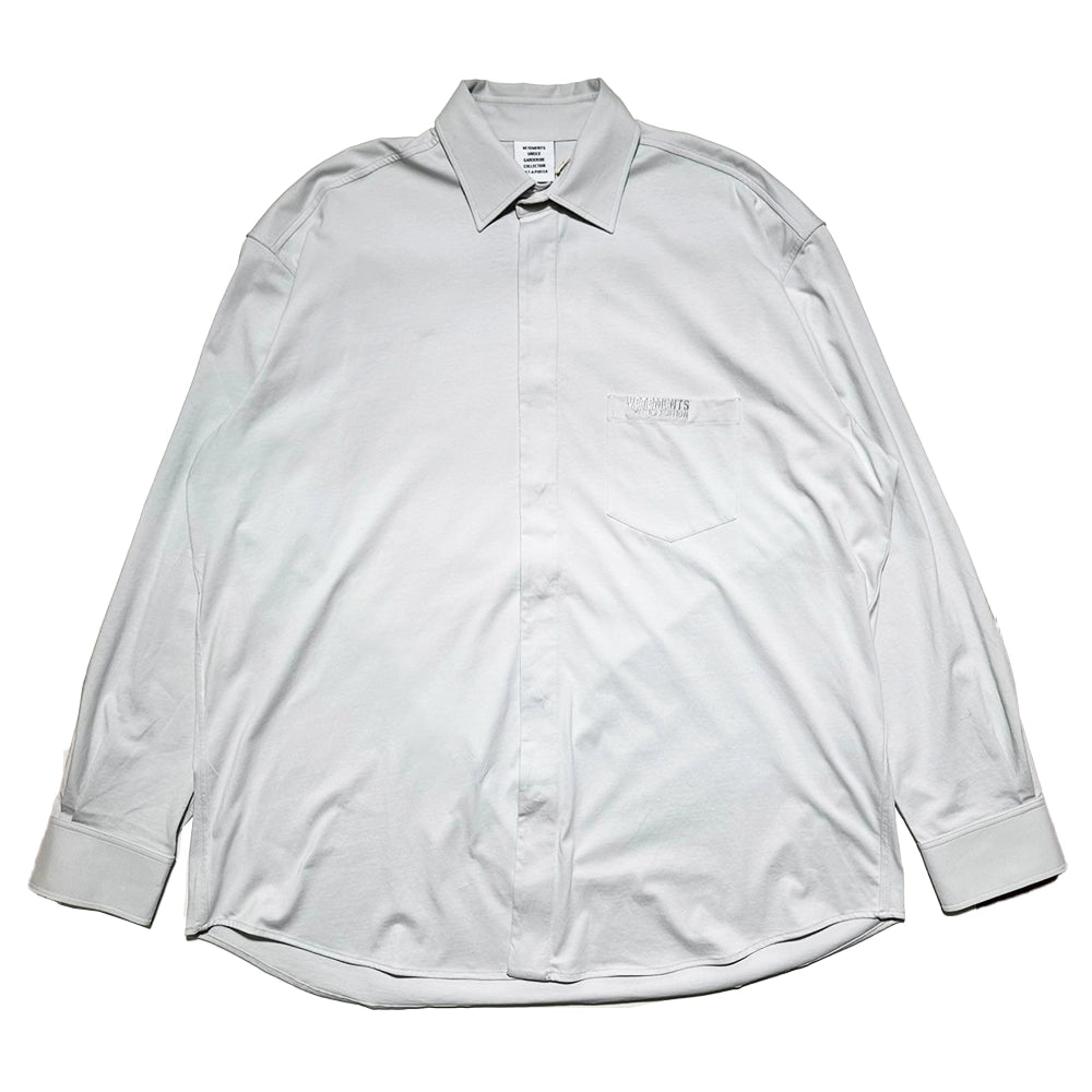 VETEMENTS の WASHED-OUT JERSEY CLASSIC SHIRT