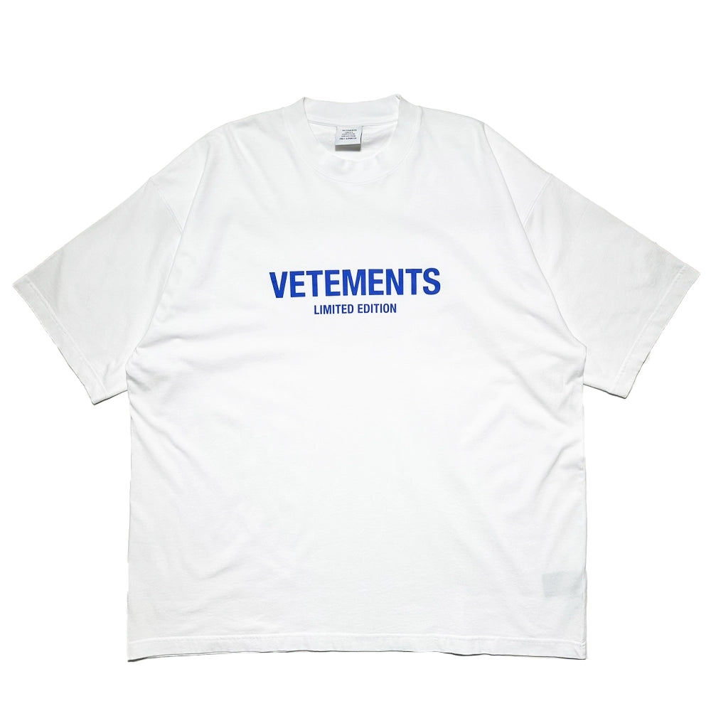 VETEMENTS (ヴェトモン) / LIMITED EDITION LOGO T-SHIRT 公式通販 JACK in the NET