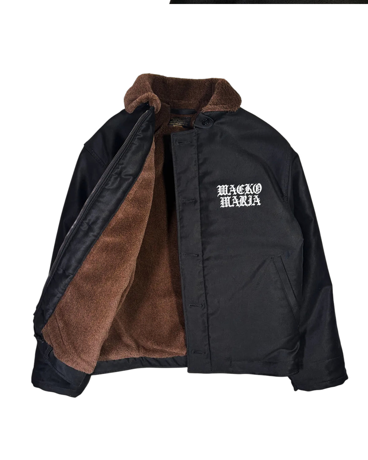 WACKO MARIA / ALPACA BOA N-1 DECK JACKET (25FW-WMO-ML07)