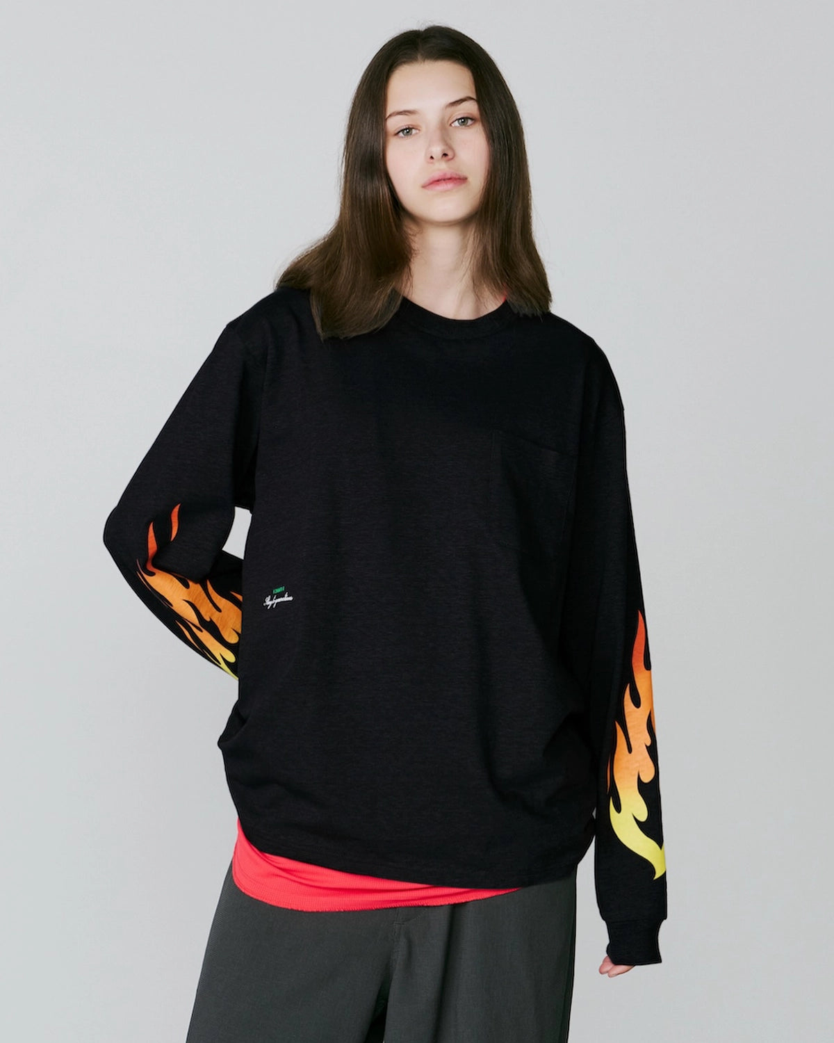 WHIZLIMITED / FIRE L/S TEE (WL-C-443)