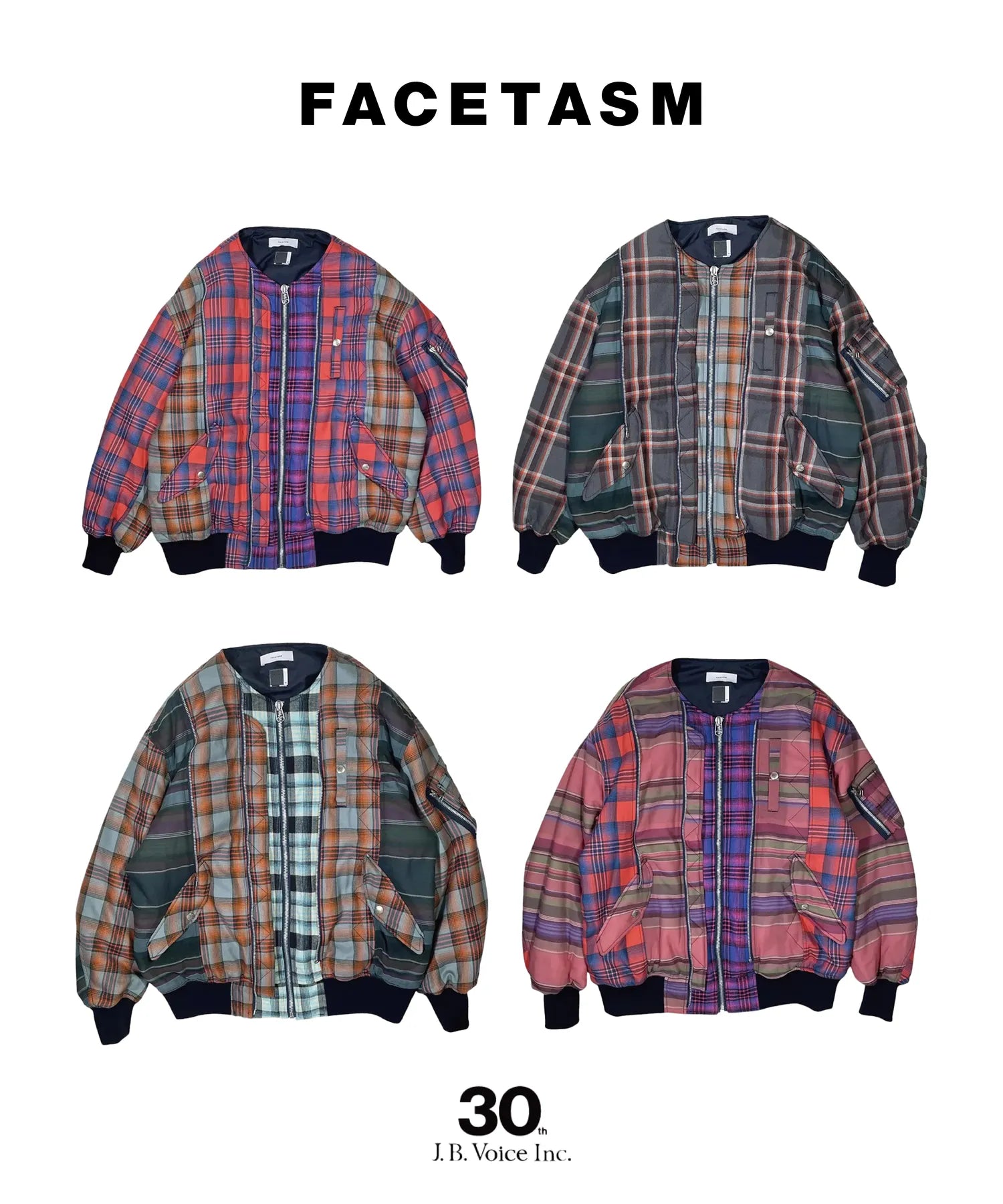 J.B. Voice, Inc. おかげさまで30周年 FACETASM (※J.B VOICE EXCLUSIVE ) / REMAKE BUG MA-1 for REGGAWS