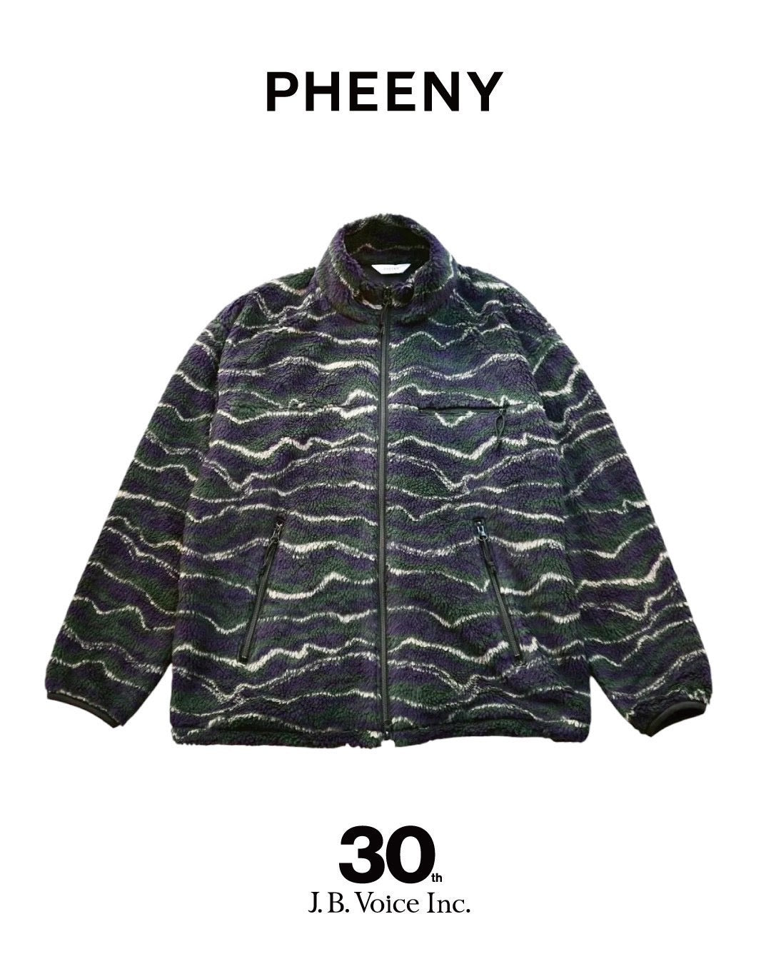 J.B. Voice, Inc. おかげさまで30周年 PHEENY (※J.B VOICE EXCLUSIVE ) / WAVE BOA JACKET BOYS for ARGUS