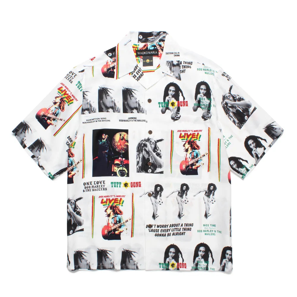 WACKO MARIA / × BOB MARLEY HAWAIIAN SHIRT S/S (TYPE-1) (BOBMARLEY WM-HI09)