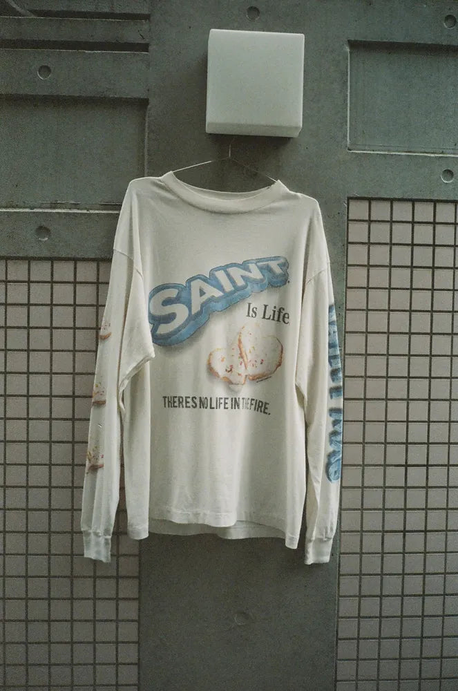 ©︎SAINT Mxxxxxx / × SHERMER SA_LS TEE  HEART COOKIE (SM-YS1-0000-C39)　