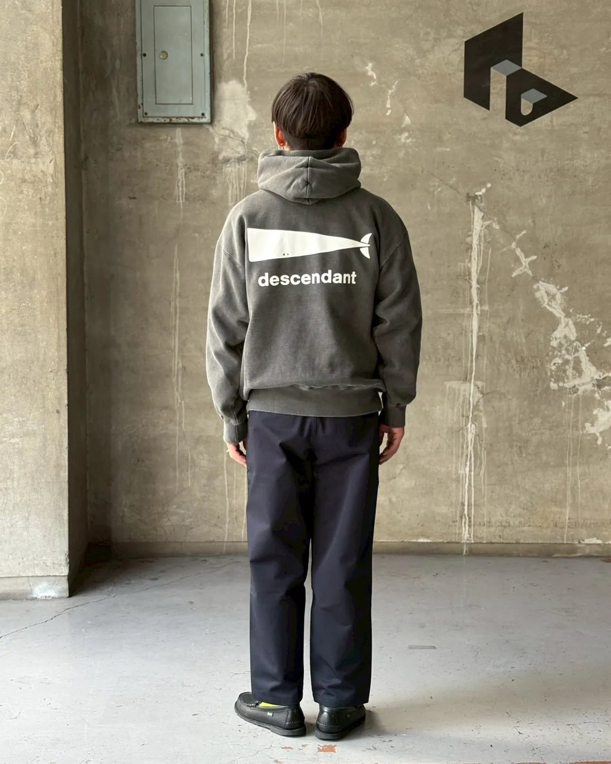 DESCENDANT / CACHALOT HOODY PIGMENT DYE (252ATDS-CSM02)