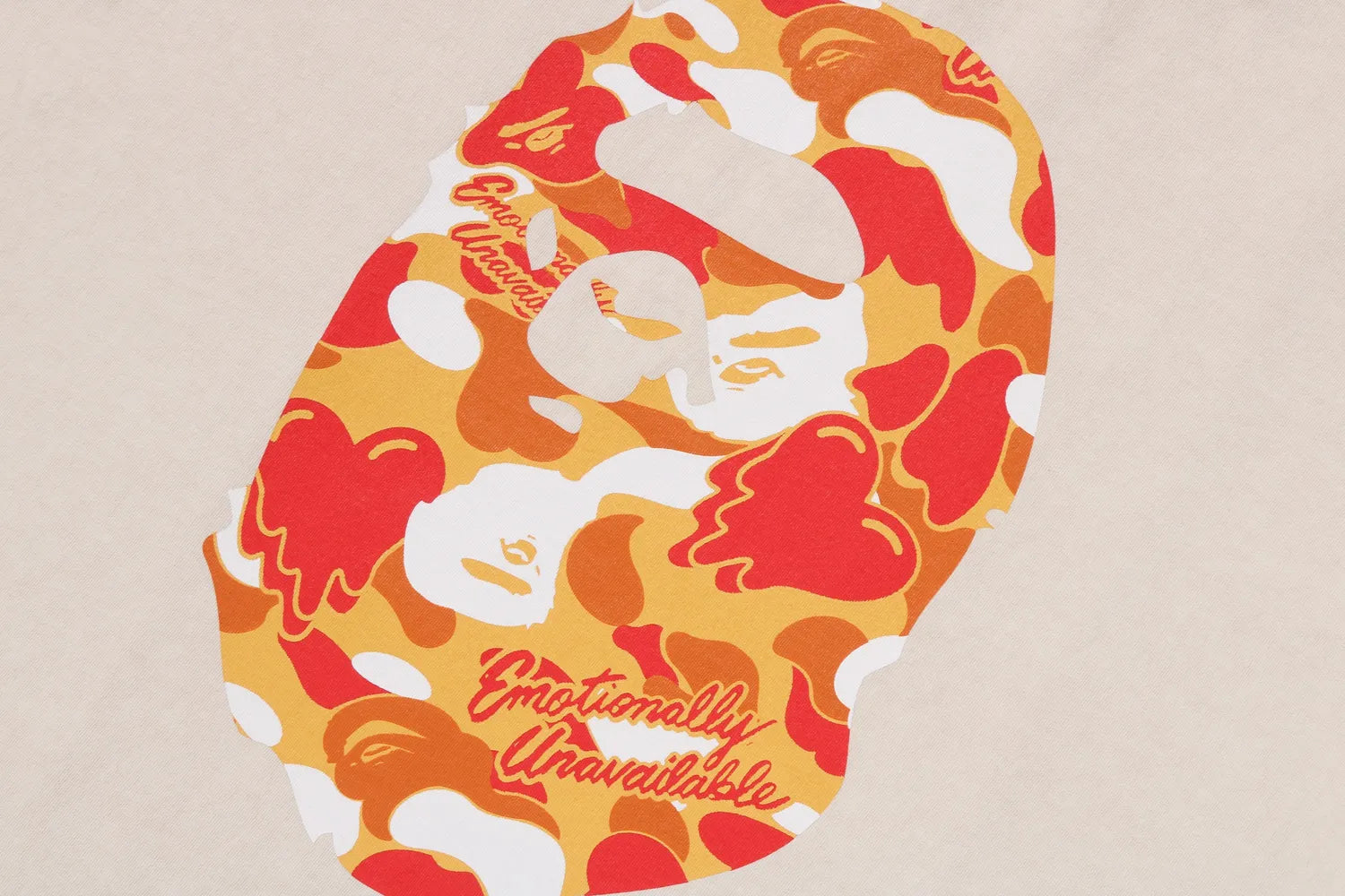 Emotionaly Unavailable × A BATHING APE®︎ /  EU APE SS TEE (EU-MK8-0000-C07)