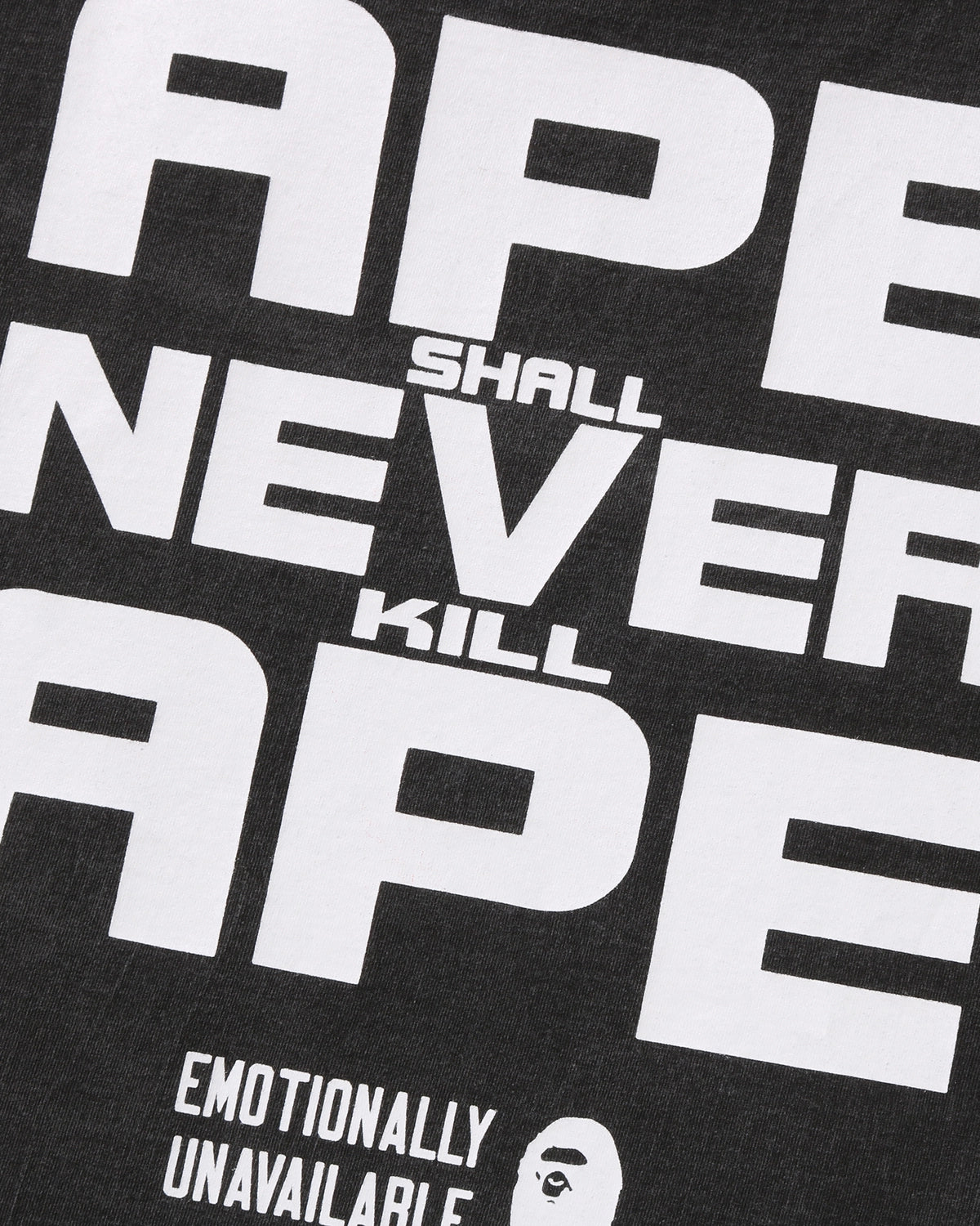 Emotionaly Unavailable × A BATHING APE®︎ /  EU BAPE FACE SS TEE (EU-HR8-0000-C30)