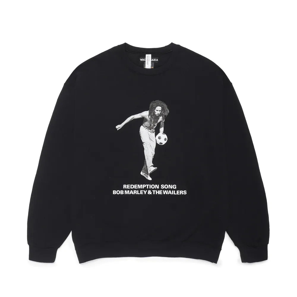 WACKO MARIA / × BOB MARLEY CREW NECK SWEAT SHIRT (TYPE-4) (BOBMARLEY WM-SS14)