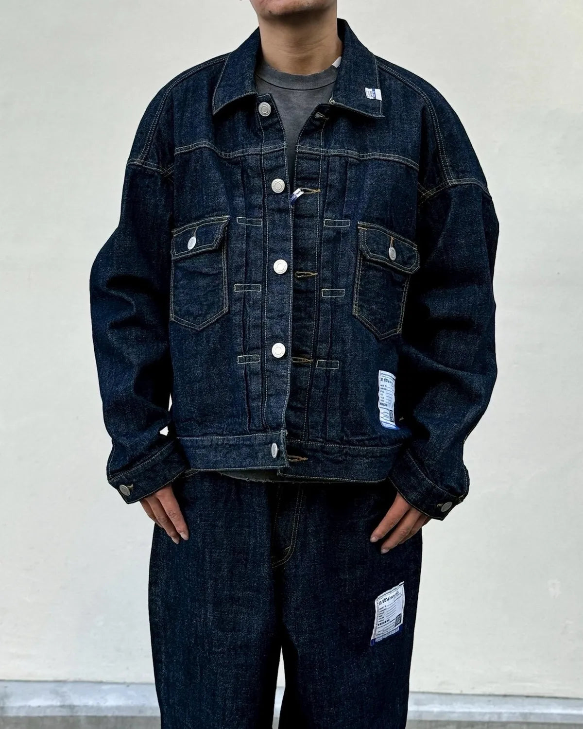 Maison MIHARA YASUHIRO  in・stru(men-tal). / One Washed Selvage Denim Jacket (I16BL071)